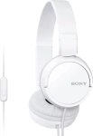Sony MDR-ZX110APW Vezetékes fejhallgató mikrofonnal, fehér (MDRZX110APW.CE7)