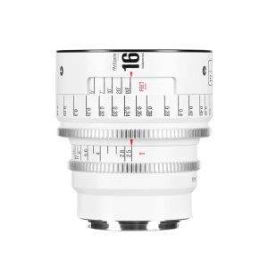 7Artisans 16mm T2.5 Infinte manuális Cine objektív fehér (Sony-E) Full Frame  (16T25W-EF INF)