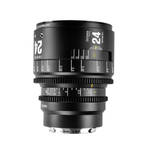 7Artisans 24mm T2.1 Infinte manuális Cine objektív fekete (Sony-E) Full Frame (24T21B-EF INF)
