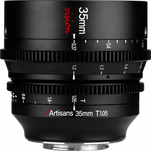 7Artisans 35mm T1.05 manuális Cine objektív (Sony-E) APS-C (C201B)