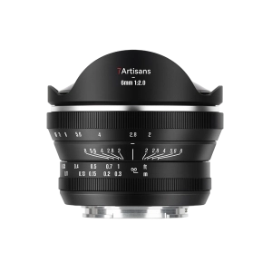 7Artisans 6mm F2.0 manuál halszem objektív (Fuji-FX) APS-C (6F2B-X)
