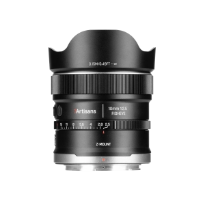 7Artisans AF 10mm F2.5 MAX autófókuszos halszem objektív (Nikon-Z) Full Frame (AF10F25B-Z)