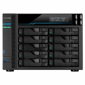 ASUSTOR 10 Bay NAS,Intel ATOM C3538 Quad-Core (AS6510T)