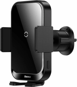 Baseus Halo Electric szellőzőrácsra rögzíthető vezeték nélküli autós telefon gyorstöltő és tartó (SUDD00000