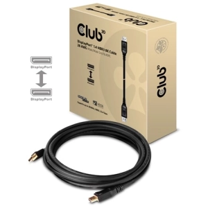 Club3D CAC-1061 (DisplayPort 1.4, HBR3, 8K60Hz, 5m, 32CH, Aranyozott, VESA, M/M)