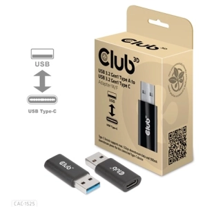 Club3D CAC-1525 (3.2 USB-A Gen 1 to 3.2 USB-C Gen 1, Bidirectional)