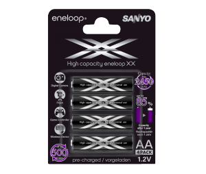 Sanyo Eneloop HR-3UWXB-4BP 4xAA 2500mAh XX