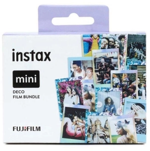 FUJIFILM Hungary Ltd. COLORFILM INSTAX MINI GLOSSY DECO FILM BUNDLE (Confetti, Mermaid Tail, Blue Frame) (70100149918)