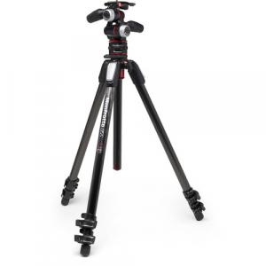 Manfrotto 055 kit karbon 3 szekciós állvány + 3D fej + MOVE (MK055CXPRO33WQR)