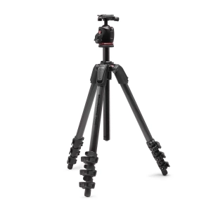 Manfrotto 055 kit karbon 4 szekciós állvány + gömbfej Arca Swiss (MK055CXPRO4-Q6T)