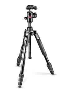 Manfrotto Befree Advanced Alumínium Travel Tripod twist + gömbfej, fekete (MKBFRTA4BK-BH)