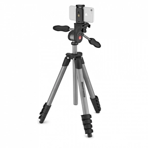 Manfrotto Compact Action "Smart" hybrid fejjel és telefon tartóval (MKSCOMPACTADVBK)