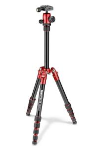 Manfrotto Element Traveller kis állvány Kit gömbfejjel - piros (MKELES5RD-BH)