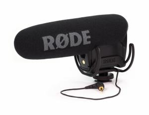Professzionális mono videomikrofon Rycote Lyre felfüggesztéssel (9V elemmel működik) (VMPR)