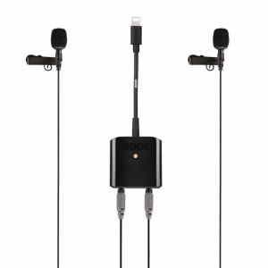 Rode Riporteri szett, tartalma: SC6-L kettős mikrofon és fejhallgató adapter iOS eszközökhöz + 2db Smartl