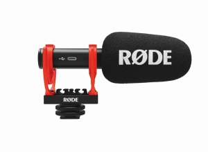 Rode VideoMic GO II kompakt video és USB mikrofon Rycote Lyre felfüggesztéssel (VMGO II)