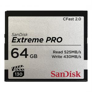 CFast 64 GB Extreme Pro 2.0 memóriakártya, VPG130 (525 MB/s  sebesség) (139791)