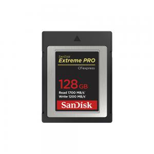 Sandisk CFExpress 128 GB Extreme Pro memóriakártya (1700/1100 MB/s seb.) (186485)