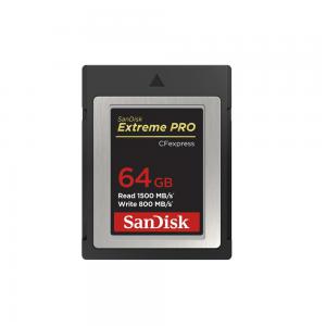 Sandisk CFExpress 64 GB Extreme Pro memóriakártya (1500/800 MB/s seb.) (186484)