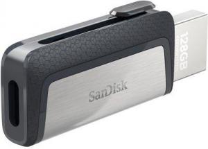 SanDisk Ultra Dual 128GB memória USB 3.1/USB TYPE-C, Android APP [150MB/s] (173339)