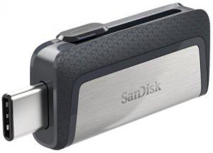 SanDisk Ultra Dual 256GB memória USB 3.1/USB TYPE-C, Android APP [150MB/s] (139778)