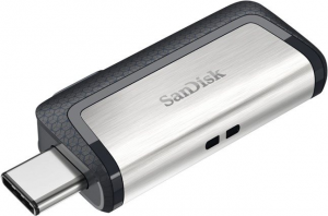 Sandisk Cruzer Ultra DUAL 32 GB USB 3.1 + USB TYPE-C  / Mobil memória, Android APP, 150 MB/s (173337)