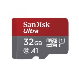 Sandisk microSDHC 32 GB  Mobile Ultra memk., + adapter, (120MB/s) class 10, A1 (186500)