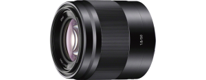 SEL50F18 E50mm f/1,8 fekete objektív