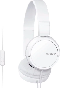 Sony MDR-ZX110APW Vezetékes fejhallgató mikrofonnal, fehér (MDRZX110APW.CE7)