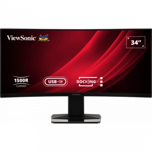 ViewSonic 34" VG3419C 3440x1440 USB-C 120Hz FreeSync Premium - 1500R - VA (VS19725)