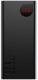 Baseus Adaman Metal gyorstöltő powerbank 20000 mAh, 22.5W, fekete + 3A USB Type-C, 30cm kábel (PPAD070101)