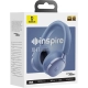 Baseus Inspire XH1 Noise Cancelling vezeték nélküli fejhallgató, kék (A0203601)