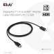 Club3D CAC-1083 (DisplayPort 1.4 to HDMI 2.0, aktív adapter, 4K60Hz, HDR, 2m)