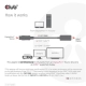 Club3D CAC-1088 (DisplayPort 1.4 to HDMI 4K120Hz/8K60Hz HDR Aktív, M/F)