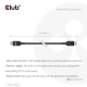 Club3D CAC-1093 (DisplayPort 2.1, 8K120Hz, 3m, DP54, VESA tanúsítvány, M/M)