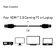 Club3D CAC-1310 (HDMI 2.0 Premium High Speed, 4K60Hz, 3m, UHD, ethernet, HDR, 18Gbps, Full HD 3D, M/M)