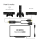 Club3D CAC-1331 (HDMI 2.0 to DisplayPort 1.2 4K60Hz HDR M/F, USB-A táp, 25cm)
