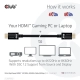 Club3D CAC-1372 (HDMI 2.1, 4K120Hz, 8K60Hz, 48Gbps, 2m, M/M)
