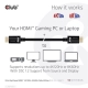 Club3D CAC-1373 (HDMI 2.1 Ultra High-Speed, 48Gbps, 4K120Hz, 8K60Hz, M/M, 3m)