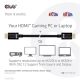 Club3D CAC-1375 (HDMI 2.1 Ultra High Speed, M/M, 4K120Hz, 8K60Hz, 48Gbps, 5m, VRR,QMS,QFT,eARC,HDR)