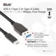Club3D CAC-1523 (3.1 USB-C Gen 2 to 3.1 USB-A Gen 2, 10Gbps, 60W PD2.0, Bidirectional, 4K60Hz, M/M, 1m)