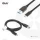 Club3D CAC-1523 (3.1 USB-C Gen 2 to 3.1 USB-A Gen 2, 10Gbps, 60W PD2.0, Bidirectional, 4K60Hz, M/M, 1m)