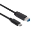 Club3D CAC-1524 (3.1 USB-C Gen 2 to 3.1 USB-B Gen 2, 10Gbps, 1m)