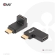 Club3D CAC-1528 (USB-C Gen 2 to USB-C Gen 2, 90 fokos adapter, 10Gbps, 4k120Hz)