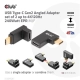 Club3D CAC-1528 (USB-C Gen 2 to USB-C Gen 2, 90 fokos adapter, 10Gbps, 4k120Hz)