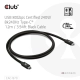 Club3D CAC-1570 (USB4 USB-C, 240W PD, 80Gbps, 8K240Hz, 4K540Hz, Bidirectional, fekete, M/M, 1,2m)