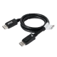 Club3D CAC-2067 (DisplayPort 1.4, HBR3, 8K60Hz, 1m, M/M, VESA minősítés)