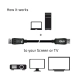 Club3D CAC-2067 (DisplayPort 1.4, HBR3, 8K60Hz, 1m, M/M, VESA minősítés)