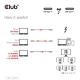 Club3D CAC-2501 (Thunderbolt 5 USB-C to USB-C, 240W, 80/120 Gbps, EPR, 8K240Hz, 1m)