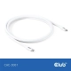 Club3D CAC-3001 (USB-C, PD 240W, 20Gbps, 4K60Hz, fehér, M/M, 2m)